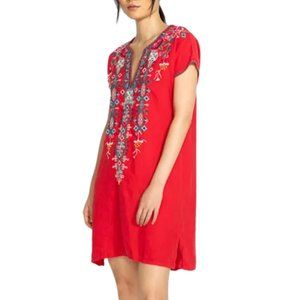 Johnny Was Peta Easy Linen Tunic Dress